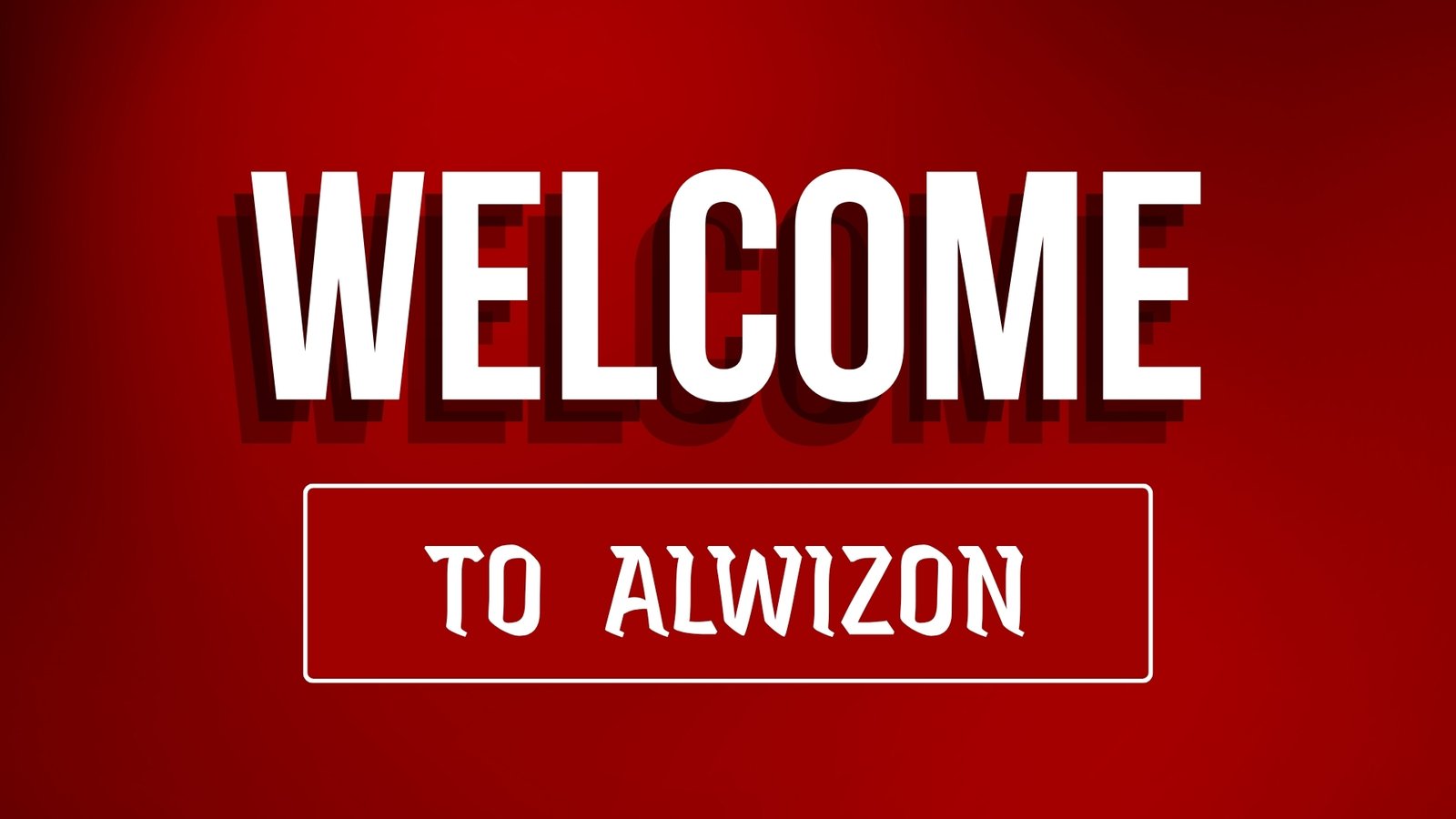 Welcome To Alwinzon